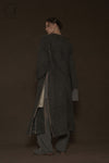 Mutedance 24 Autumn and Winter Drawstring Wool Long Coat Series MD-MD24FW56-GRAY MD24FW56 MD24FW57
